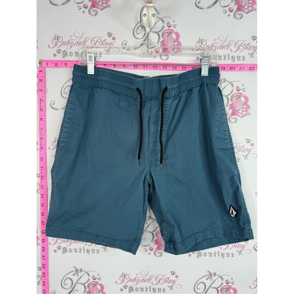 Volcom Other - Volcom shorts Slate Blue Elastic-Waist Swim Shorts